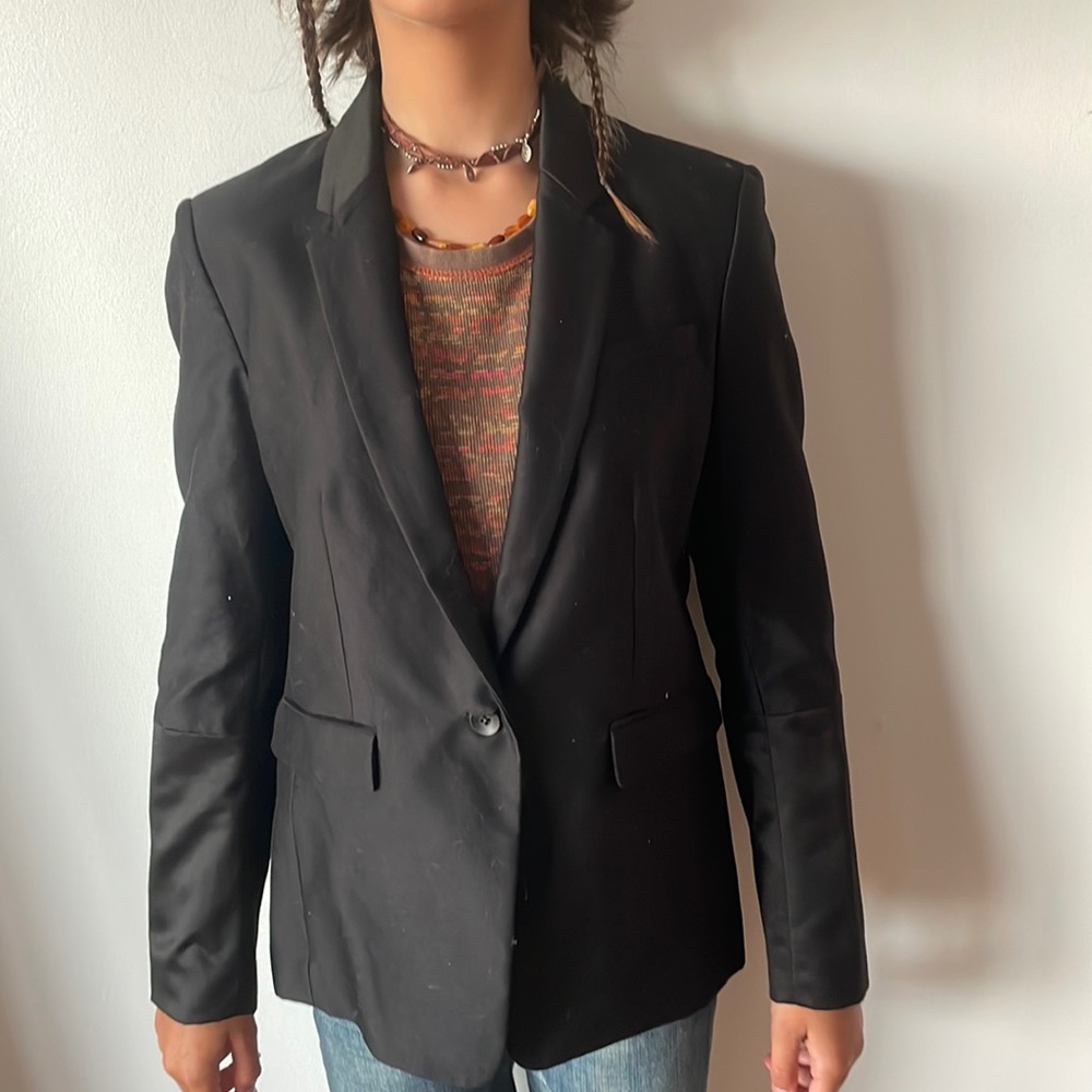 Rag and bone blazer size 6 black